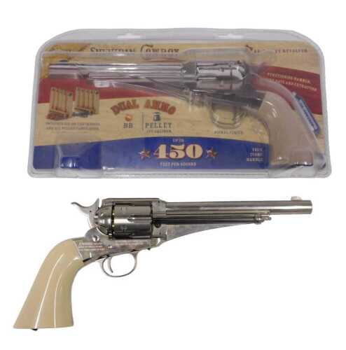 A Sheridan cowboy single action BB CO2 pellet Remington type revolver. A photographic identity...