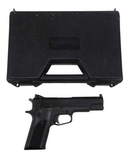 A Crosman C40 .177 calibre CO2 pistol. A photographic identity document, either a passport or a...