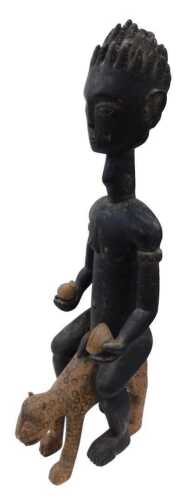 A Bauli tribal figure, 84cm high.