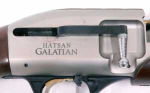 A Hatsan Galatian .22 calibre CO2 air rifle, with two magazines, and a canvas buffalo river gun... - 4