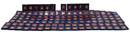The Hachette classic pocket watch collection cased set of various pocket watches, to include 18...