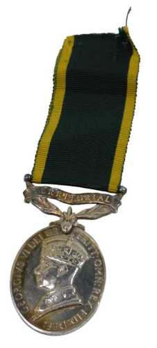 A Territorial Efficiency Medal, awarded to J.H. Chilton, Royal Army Ordnance Corps, George VI to...