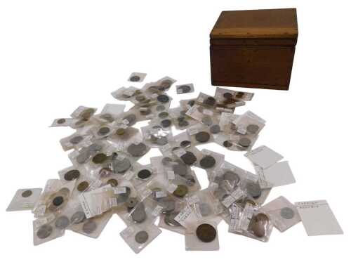 Various world used coins, to include Roman and others, a quantity of German coins, early 20thC,...