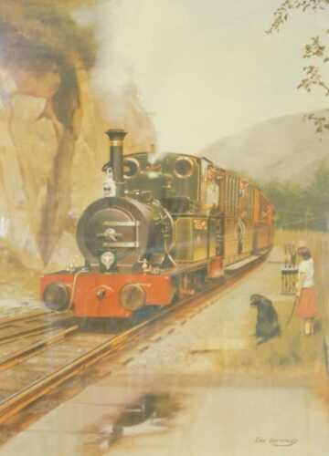 After Bottomley. Visit the Talyllyn Railway, poster print, 102cm x 62cm.