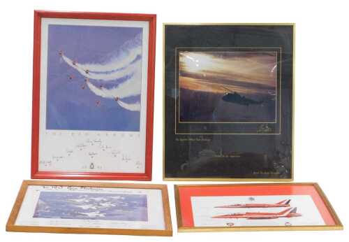 A Squadron Prints Royal Air Force Aerobatic Team Red Arrows 25th Anniversary Year 1965-1989...