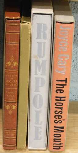 Folio books, to include Rumpole, Cary (Joyce) The Horse's Mouth, Michelangelo, etc. (4)