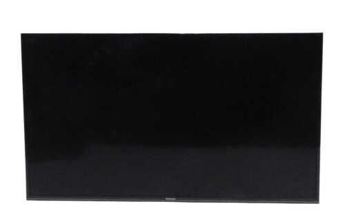 A Panasonic 52" television, in black trim, with wall mount, model number TX-48FX650B, with wire.