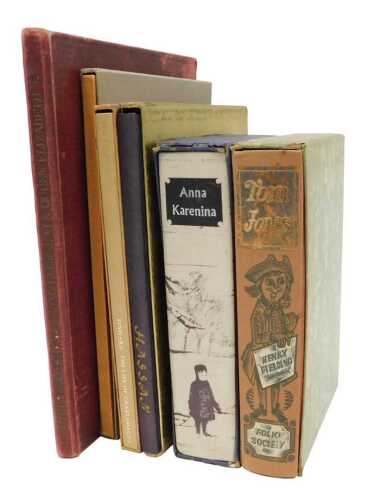 Various Folio books, to include Fielding (Henry) Tom Jones, Anna Karenina, various others, etc. (6)