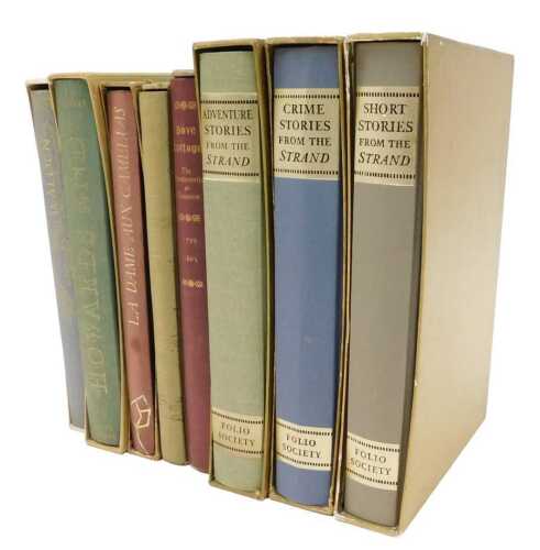 Various Folio books, to include Adventure Stories from The Strand, in three folios, Wordsworth,...