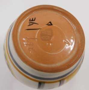 A Carter Stabler and Adams Poole pottery vase, Y E pattern, 15cm high. - 2
