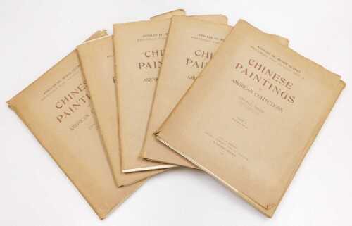 Sir&eacute;n (Osvald). Chinese Paintings in American Collections, portfolios, part I-V, each with forty...
