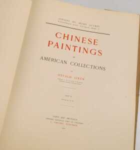 Sir&eacute;n (Osvald). Chinese Paintings in American Collections, portfolios, part I-V, each with forty... - 5