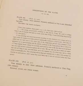 Sir&eacute;n (Osvald). Chinese Paintings in American Collections, portfolios, part I-V, each with forty... - 12
