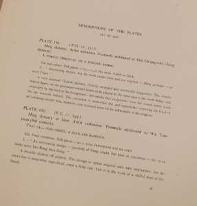 Sir&eacute;n (Osvald). Chinese Paintings in American Collections, portfolios, part I-V, each with forty... - 15