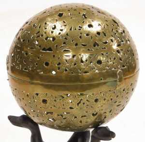 An early 20thC Indian brass charger, engraved centrally with a maharajah and maharani, within a... - 9