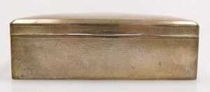 An early 20thC Chinese silver cigarette box, with stipple engraving, rectangular reserve,... - 2