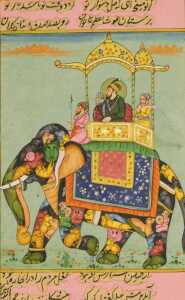 Indian School (20thC). A man and lady undertaking handwashing, watercolour, 27cm x 17cm,... - 4