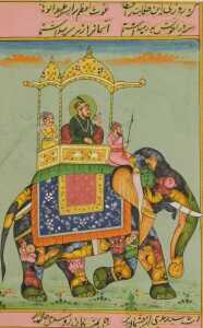 Indian School (20thC). A man and lady undertaking handwashing, watercolour, 27cm x 17cm,... - 9
