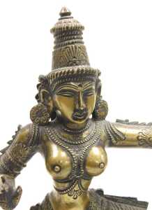 A Thai bronze figure of Buddha, modelled holding a pot and seated in the lotus position, on a... - 15