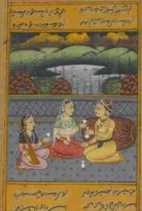 Indian School (19thC). Figures in interior scenes and courtyard settings, figures riding... - 6