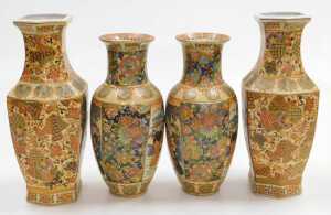 A group of Oriental ceramics, including two pairs of Satsuma vases, and Chinese blue and white... - 10