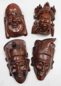 A group of 20thC Chinese Shiwan pottery mudman figures, including a seated lady, and deities,... - 2