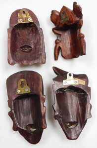 A group of 20thC Chinese Shiwan pottery mudman figures, including a seated lady, and deities,... - 3