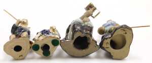 A group of 20thC Chinese Shiwan mudman figures, including fishermen, deities, musician, etc. (2... - 4