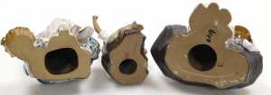 A group of 20thC Chinese Shiwan mudman figures, including a seated scholar, fisherman, a court... - 14