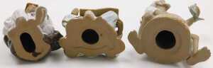 A group of 20thC Chinese Shiwan mudman figures, including fishermen, a deity with a child,... - 7