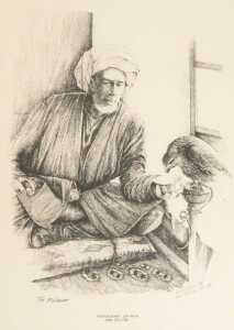 Lito Ysip (Saudi Arabian late 20thC). Old Jeddah IIII, and The Falconeer, limited edition prints,... - 2