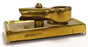 A pair of late 19thC "Crab" railway carriage lamps, Randell's Patent, in red Morocco cases. - 2