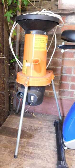 An Alko Kober electric garden shredder.