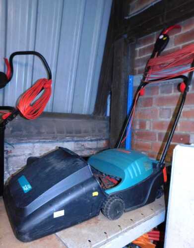 An ASM 32F electric rotavator.