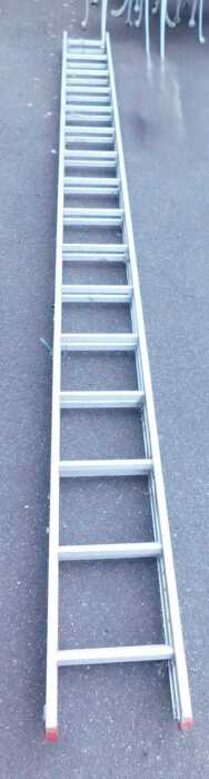 A Stephens and Carter Climber extending ladder, extending to 8.4m.