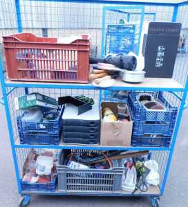 Various power and other tools, to include a Bosch mouse sander, various chisels, PVA glue, a...