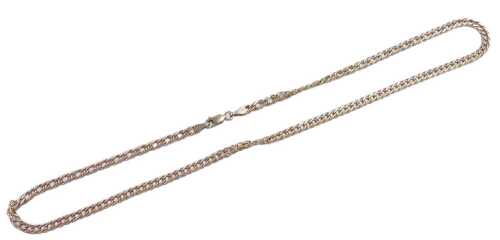 A 9ct gold curb link neck chain, on a lobster claw clasp, 5.0g, 46cm long.