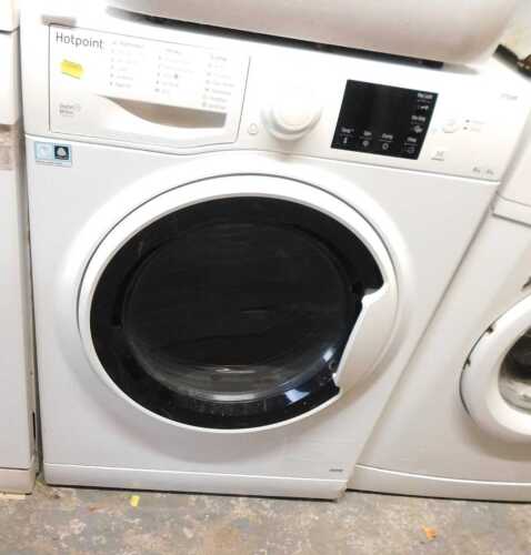 A Hotpoint 9kg washer dryer.