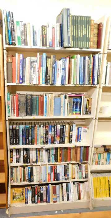 Books, fiction, non fiction, to include works by Clive Cussler, Dick Francis, Peter Kay, Maeve...