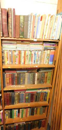 Cloth bound fiction, together with various works by Enid Blyton, etc. (1 bookcase)