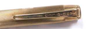 A Yard-O-Lead 9ct gold propelling pencil, cased, 27.9g all in. - 4
