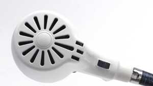 An Ask Serious Readers reading light, in white, 76cm high. WARNING! This lot contains untested... - 3