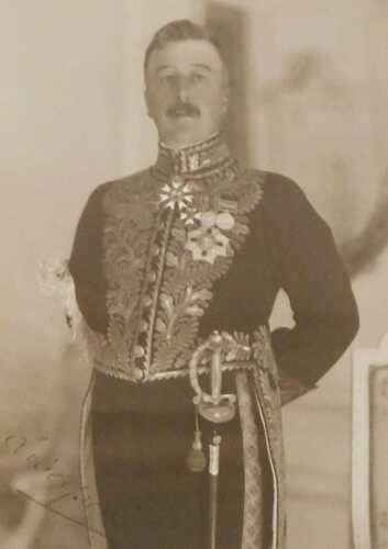 A signed photograph of the 2nd Earl of Liverpool, in court dress as the First Governor-General...