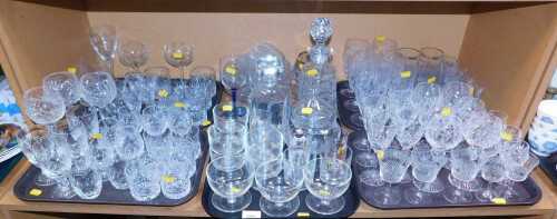 Glassware, to include Royal Doulton white wine glasses, Caithness sweet wine glasses, Neustadter...