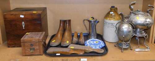 A White Bros. Botanical Brewers, Chapel Street, Wolverhampton stoneware flagon, together with a...