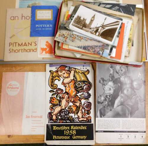 Ephemera, to include an autographed theatre brochure for Richard II by the Lincoln Theatre...