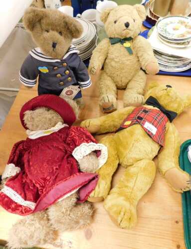 Teddy bears, comprising examples from The Bears of Hawarth Cottage, Russ, Alexandra Bear, Boyds,...