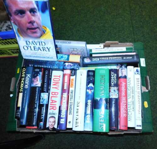 Books, predominantly sporting, to include Joe Lovejoy, Sven Goran Eriksson, Alex Ferguson,...