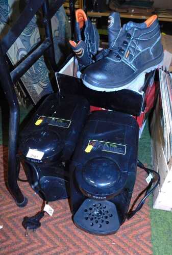 Boxed safety boots, Hard Edge steel toe cap boots, UK size 7, another size 8, a further ST...
