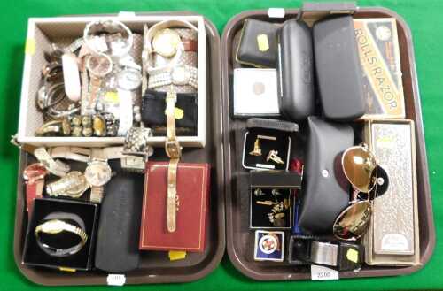 Watches , jewellery and collectibles, to include a Darwin safety razor, in original case,...